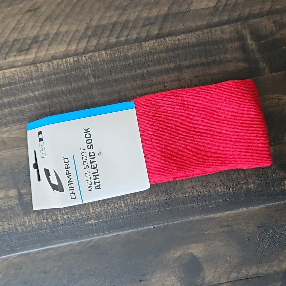 Champro Knee High Socks Red